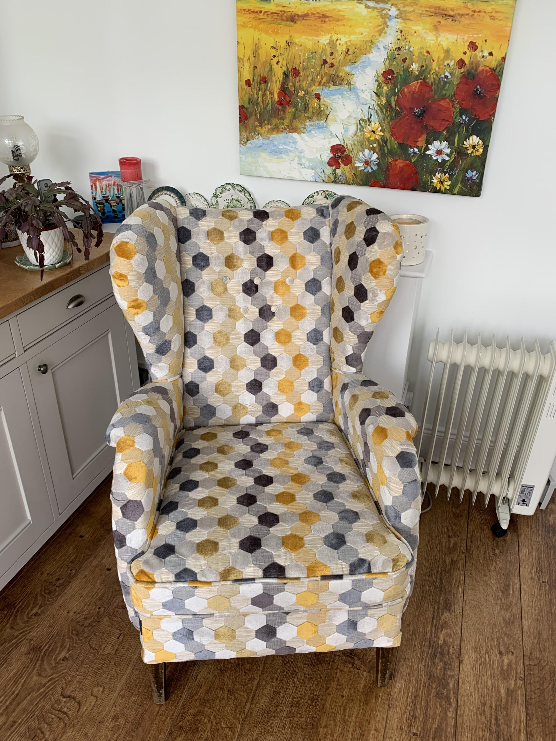 Patterned Easy Chair